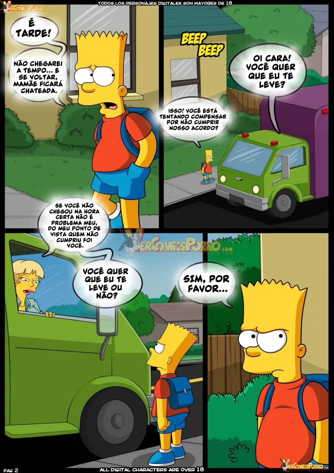 Bart e Marge Simpsons: Velhos Costumes VL.09 – Hentai HQ Brasileiro