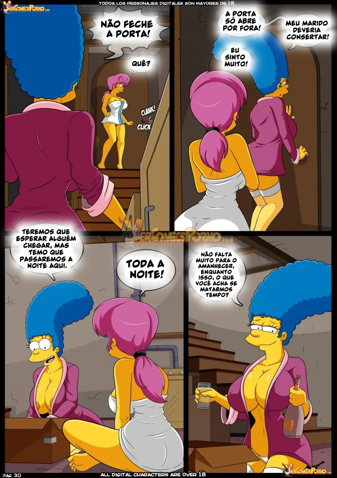 Bart e Marge Simpsons: Velhos Costumes VL.09 – Hentai HQ Brasileiro