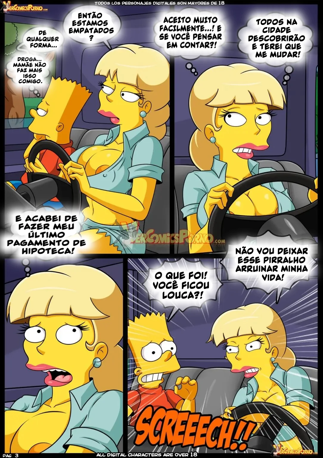 Bart e Marge Simpsons: Velhos Costumes VL.09 – Hentai HQ Brasileiro