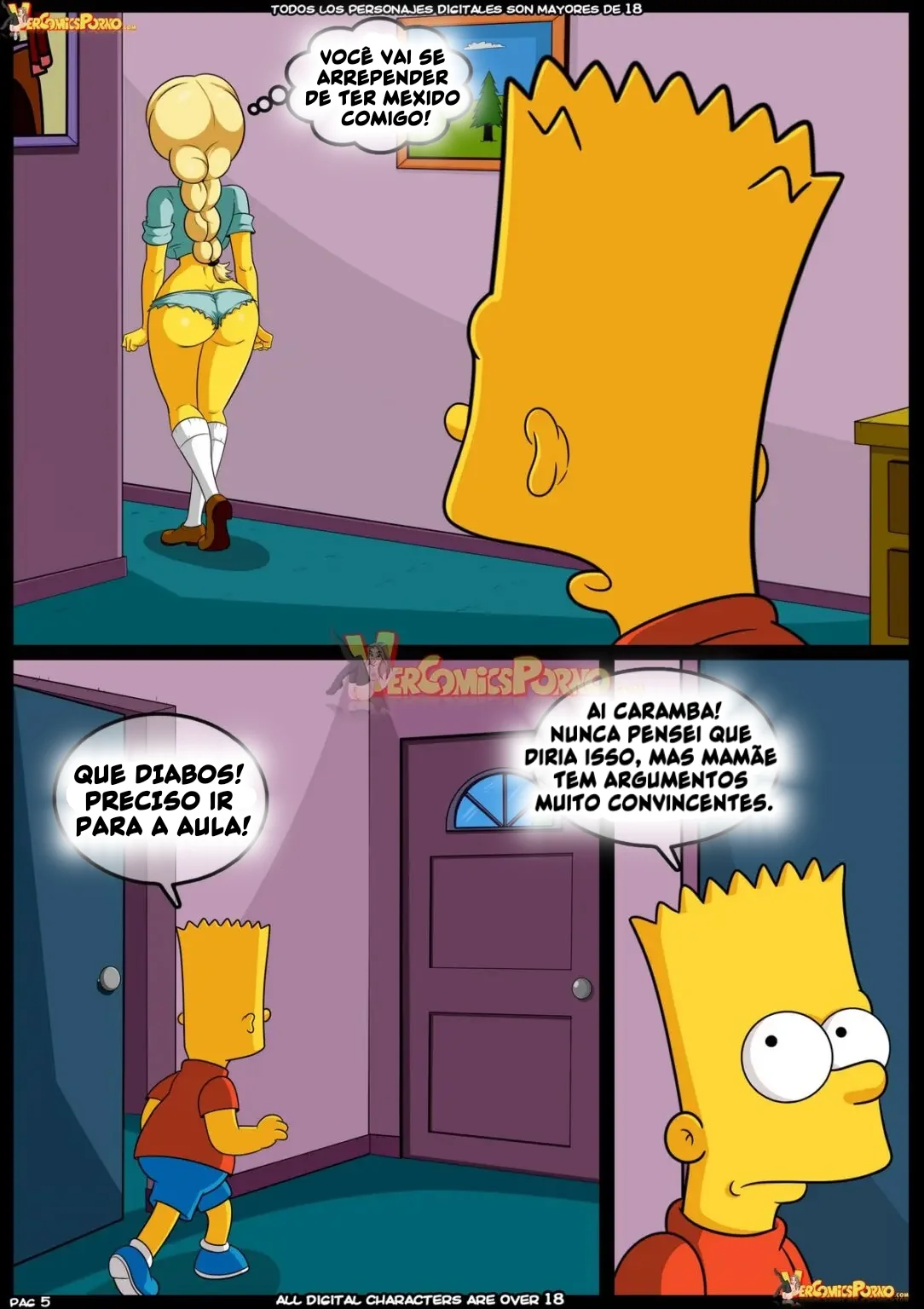 Bart e Marge Simpsons: Velhos Costumes VL.09 – Hentai HQ Brasileiro
