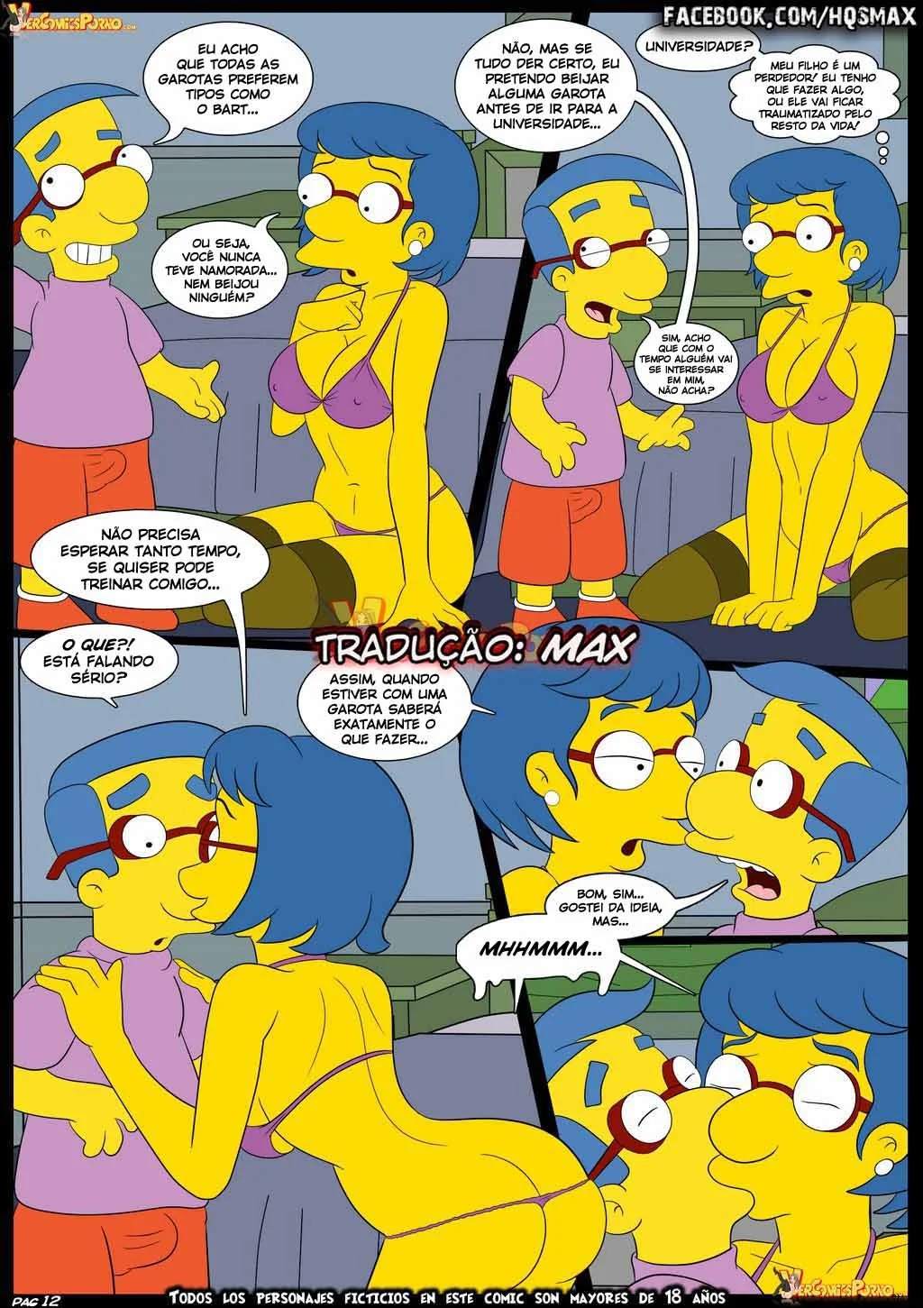Os Simpsons Hentai: Velhos Costumes VL.06 – Muita Buceta e Pica em Família Safada! Em HQ Brasileiro