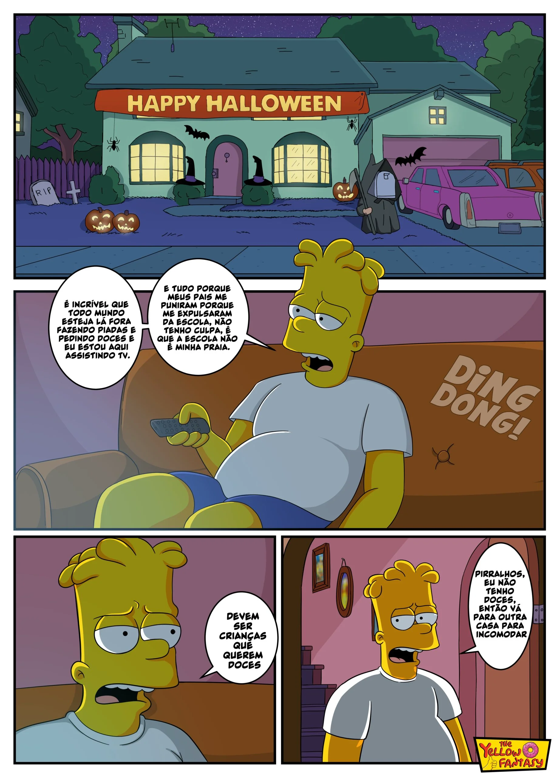 [REVISAR POST ⚠️✏️] Os Simpsons Porno: Especial de Halloween