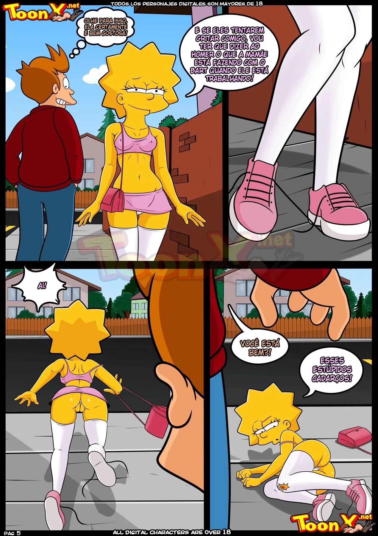 Simpso-rama 3: Bart controla mentes e transforma piranhas em Simpsons Hentai HQ Brasileiro