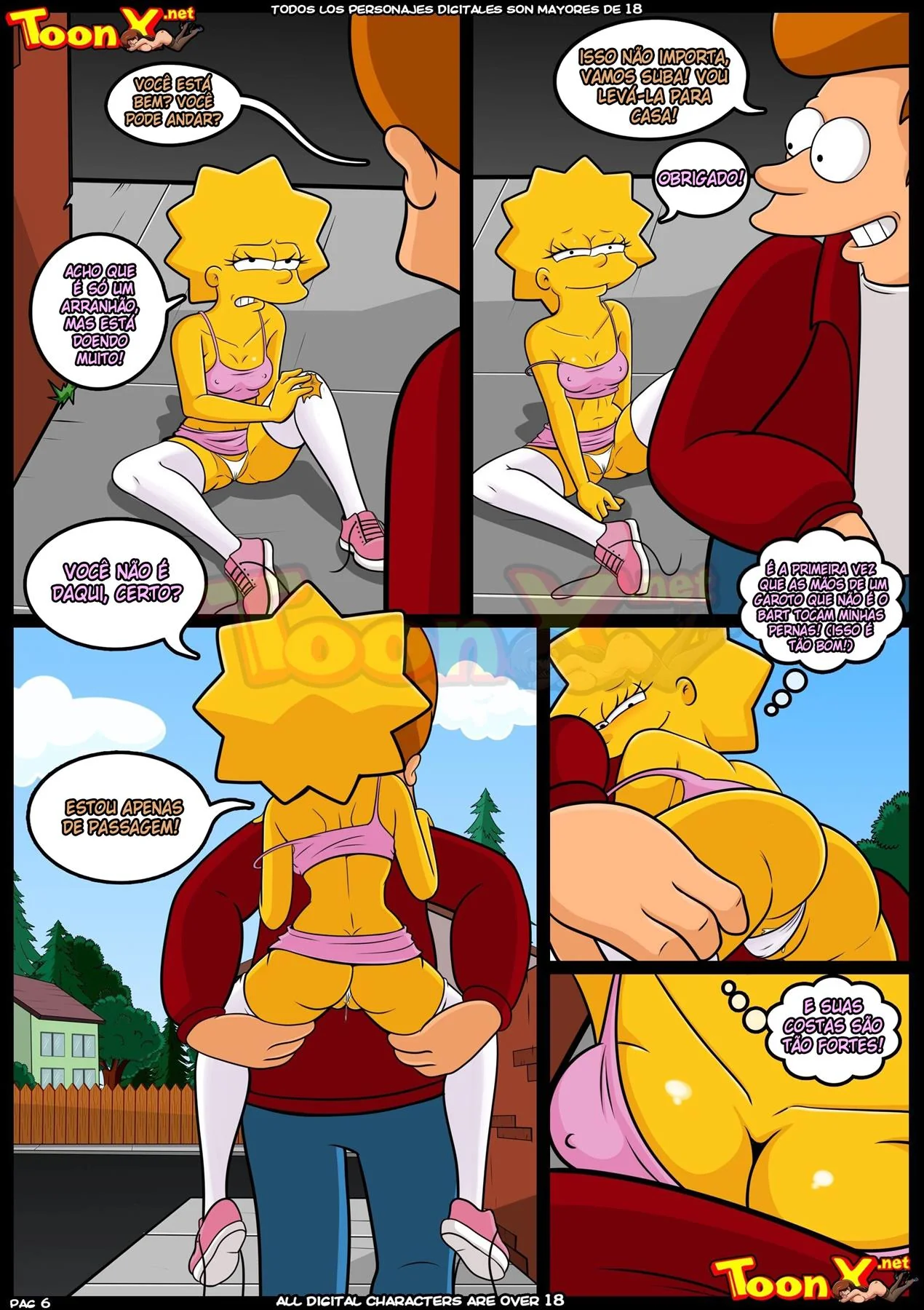 Simpso-rama 3: Bart controla mentes e transforma piranhas em Simpsons Hentai HQ Brasileiro
