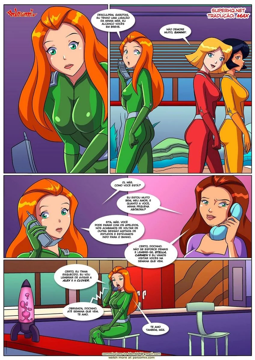 Três Espiãs Piranhas em Ação na HQ Brasileira Hentai