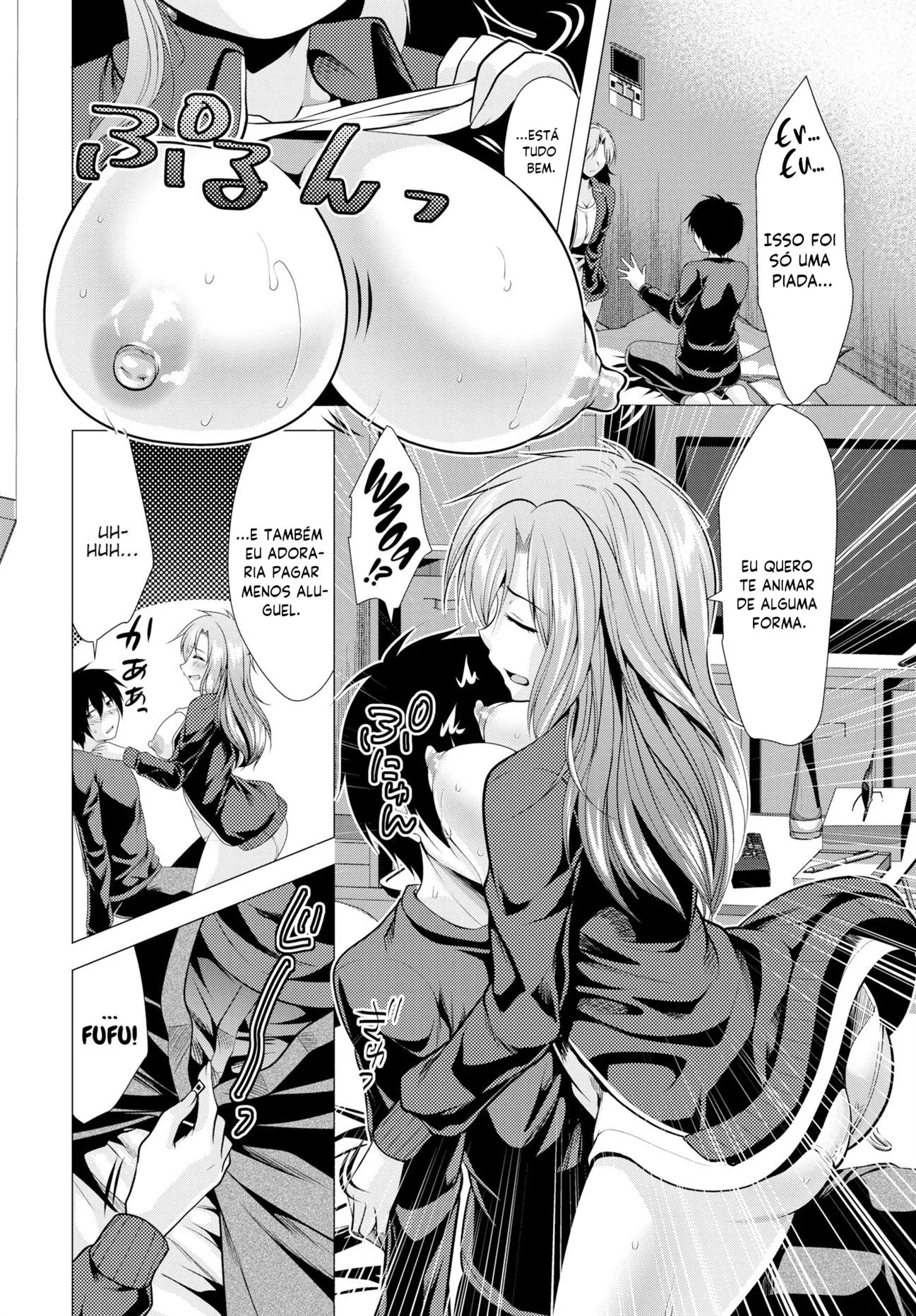 Pagando o aluguel com sexo: Ryouka piranha ajuda Youma a quitar a dívida em hentai HQ
