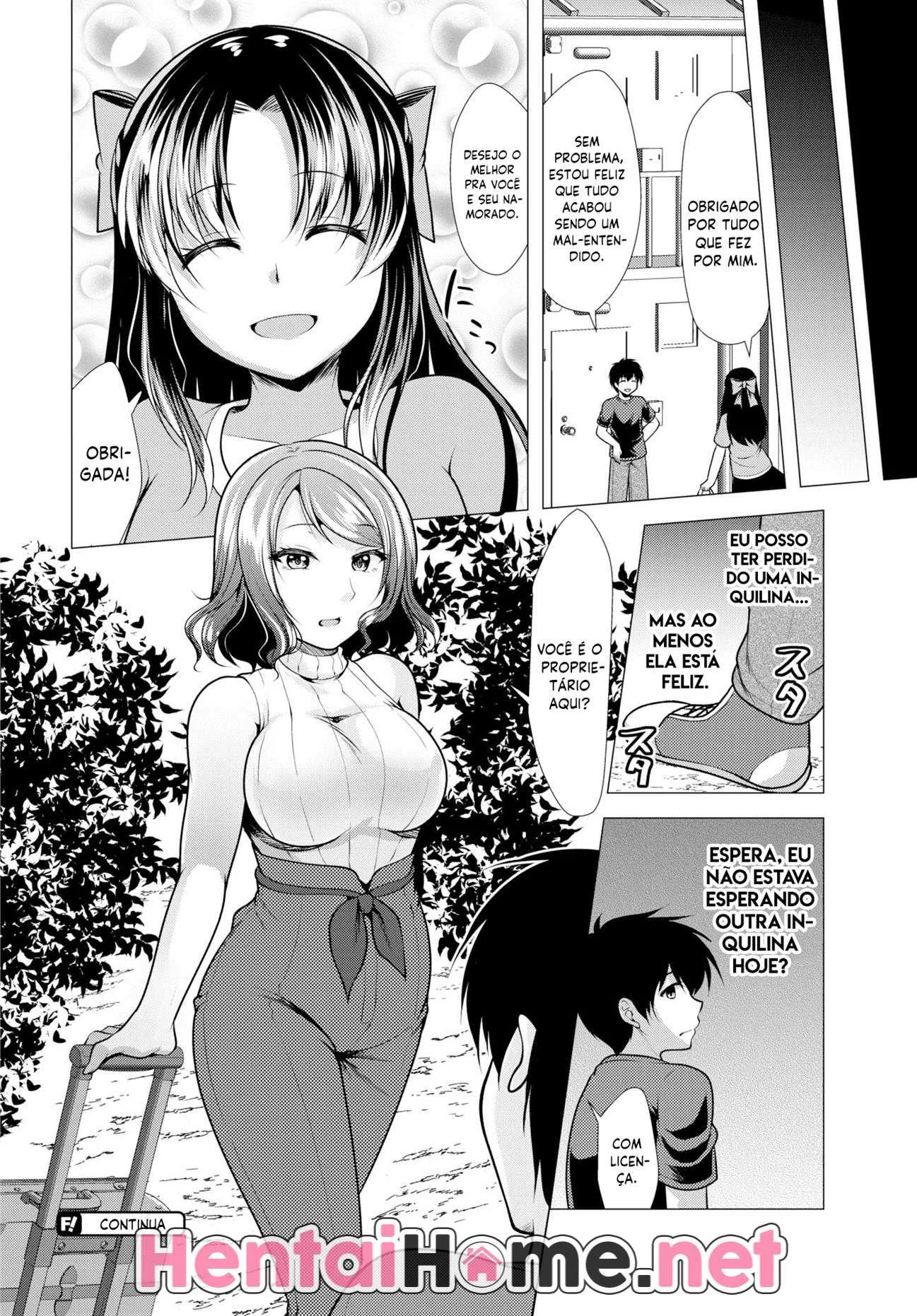 Herdeiro Sortudo: Yuuma Fode a Inquilina Piranha em Hentai HQ Brasileiro