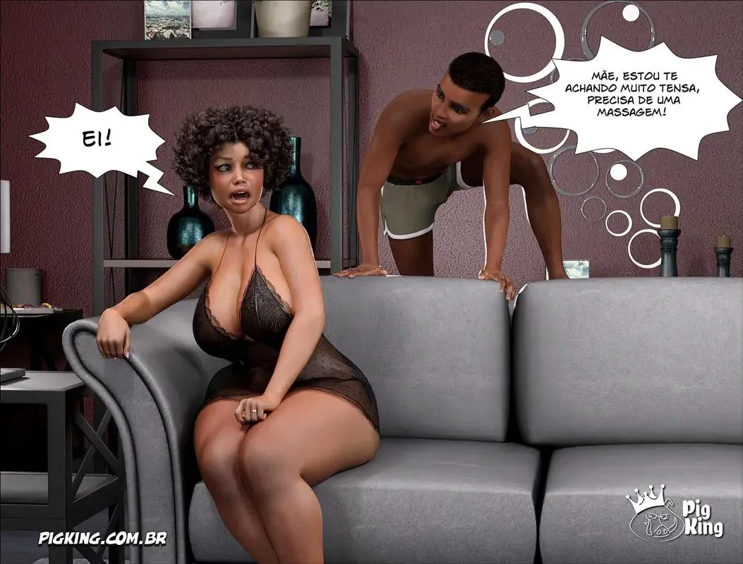 Incesto Ardente: Margarethe e a Rola do Filho Safado – HQ Brasileiro