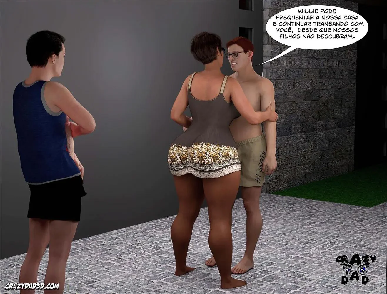 Rainha Piranha Seduzindo o Filho Inocente – Massagem Tabu em Hentai HQ Brasileiro