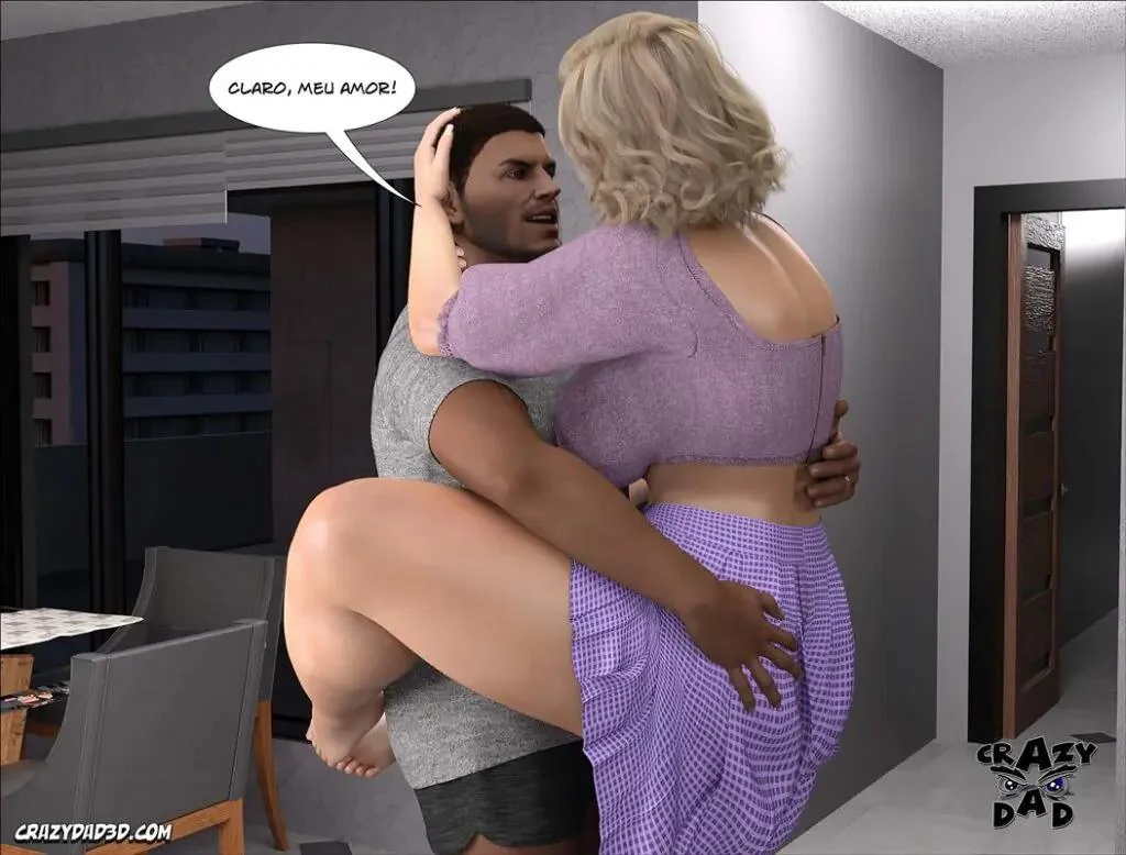 Madison e Donald: Transando Gostoso no Quarto do Filho em Hentai 3D Safado