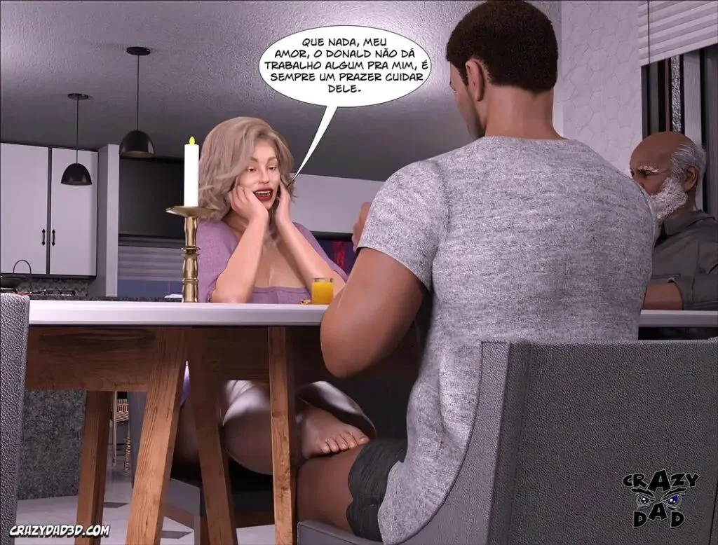 Madison e Donald: Transando Gostoso no Quarto do Filho em Hentai 3D Safado