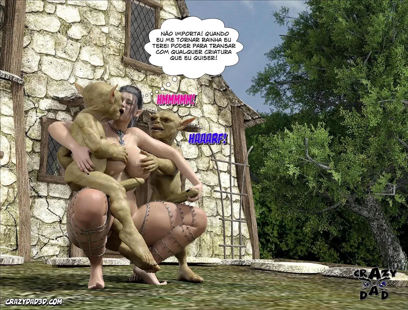 Feiticeira Tarada em busca de Orgia Incestuosa com Goblins Tarados – Hentai HQ Brasileiro