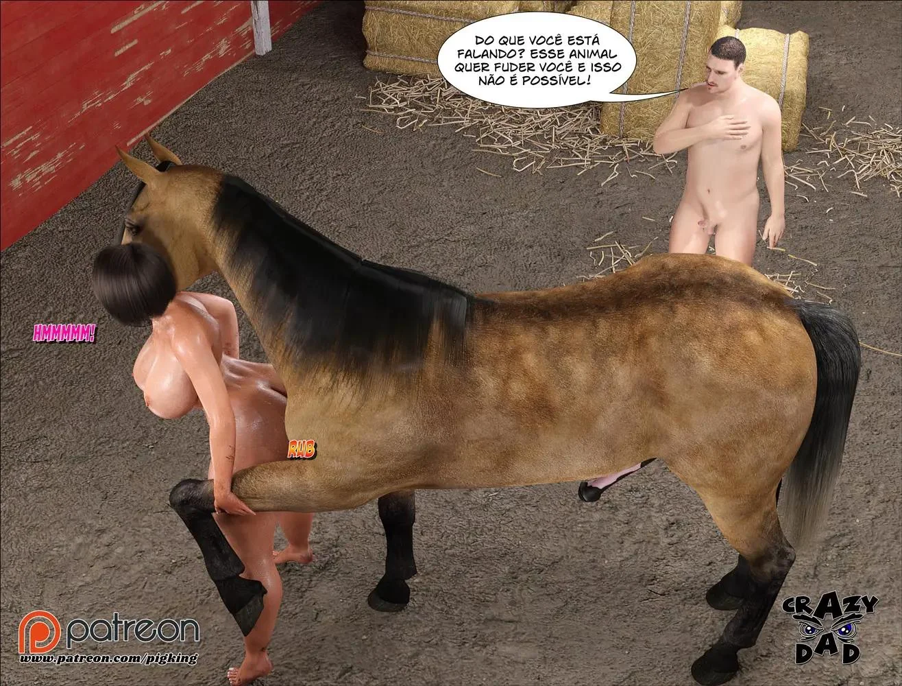 Comendo mãe adotiva: Sonya levando muita pica do Tony em Hentai HQ Brasileiro