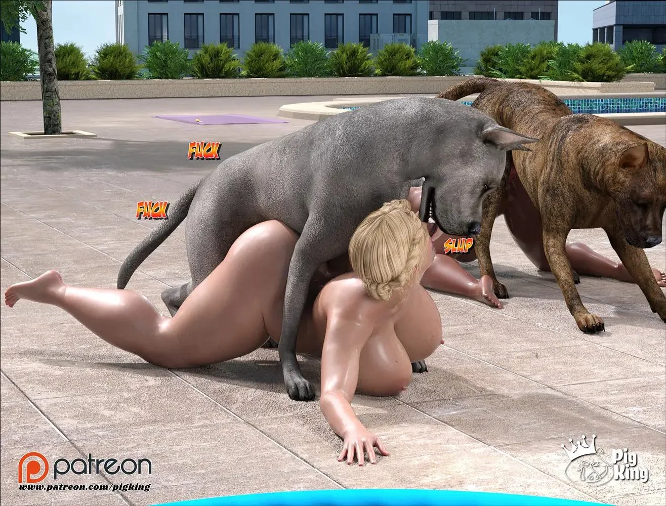Sacanagem com Zeus e Thor: Cynthia fodendo com dois deuses em hentai 3D na HQ Brasileira