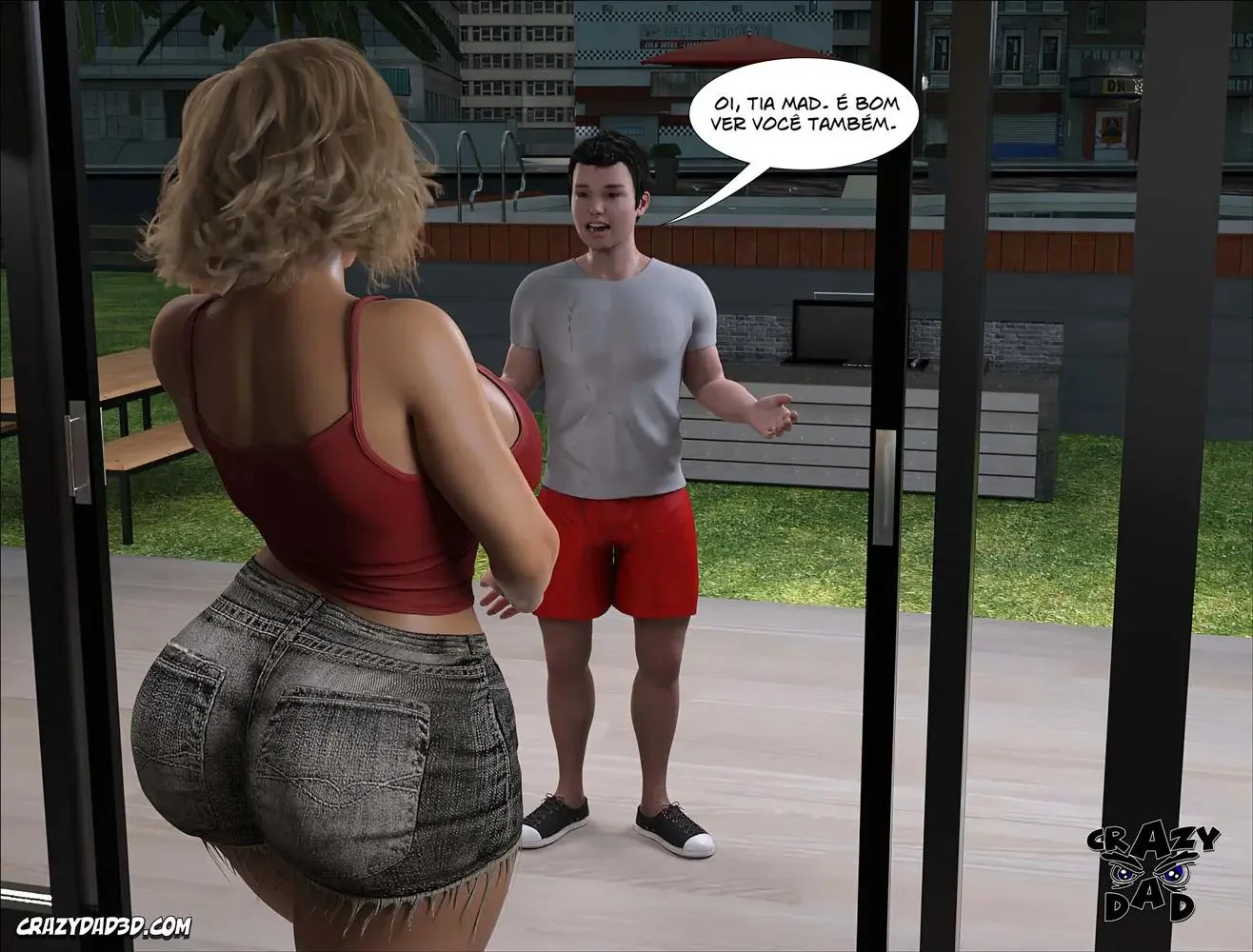 Rainha Piranha Seduzindo o Filho Inocente – Massagem Tabu em Hentai HQ Brasileiro