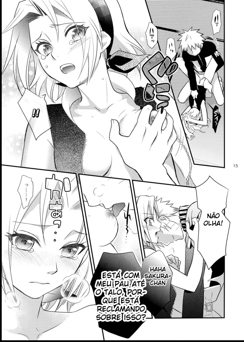 Naruto Pornô: A Virgindade da Sakura – Ela mostrou a pica dele que é verdadeira em HQ Brasileiro
