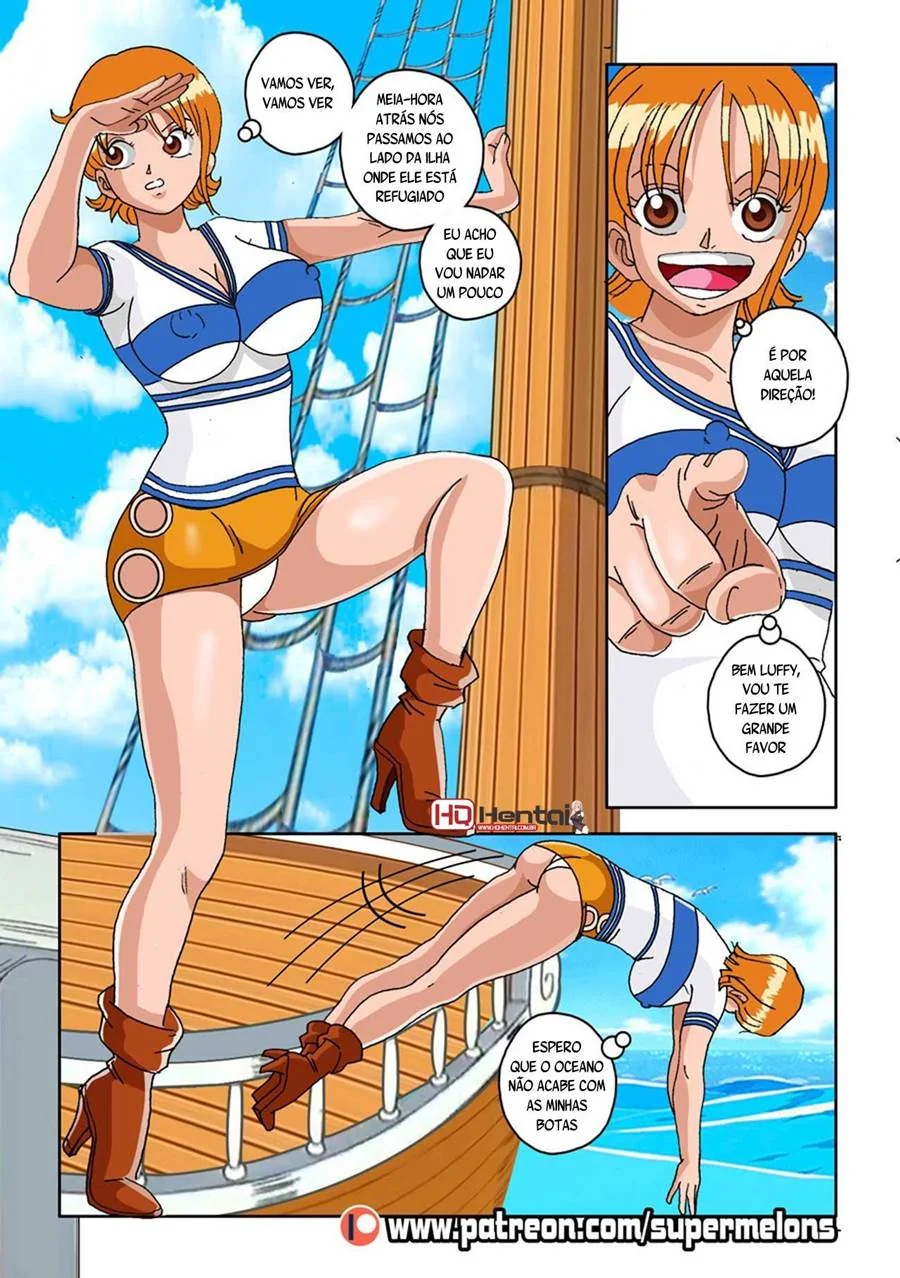 Piratas Comendo Nami: A Piranha Gostosa do Bar – Hentai HQ Brasileiro