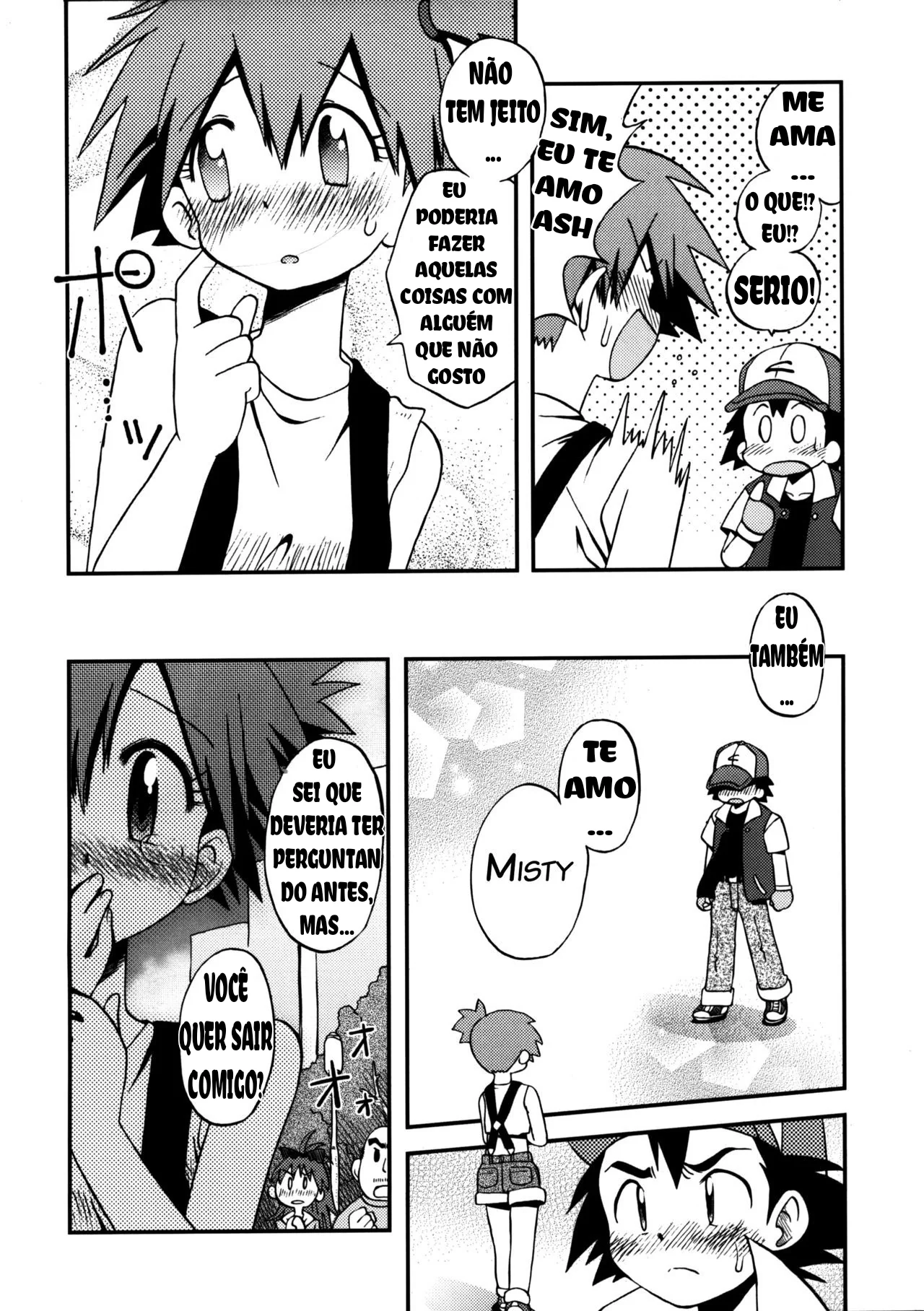 Misty, a Piranha Safada, Seduz Ash com sua Buceta Molhada – Em Hentai HQ Brasileiro