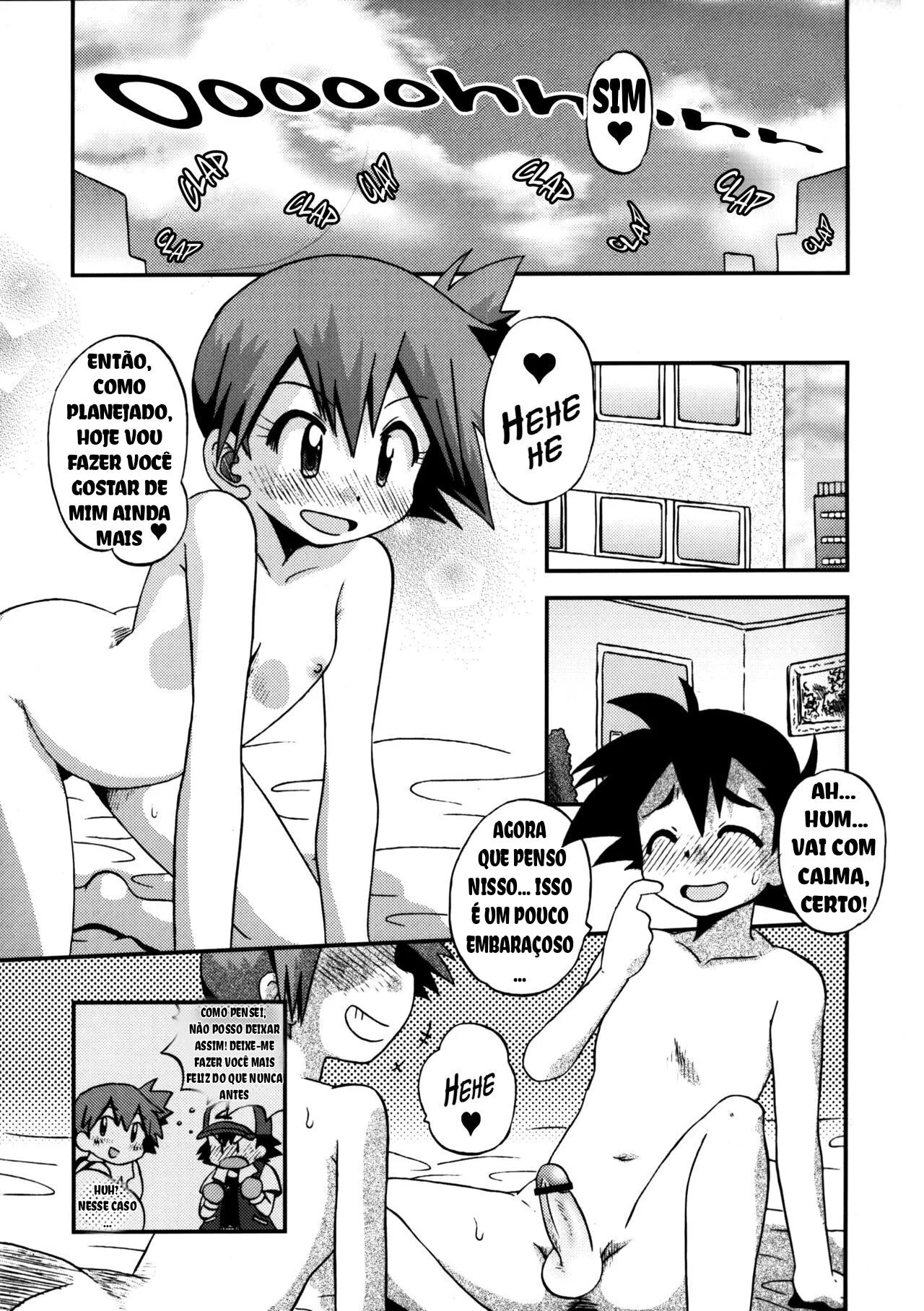 Misty, a Piranha Safada, Seduz Ash com sua Buceta Molhada – Em Hentai HQ Brasileiro