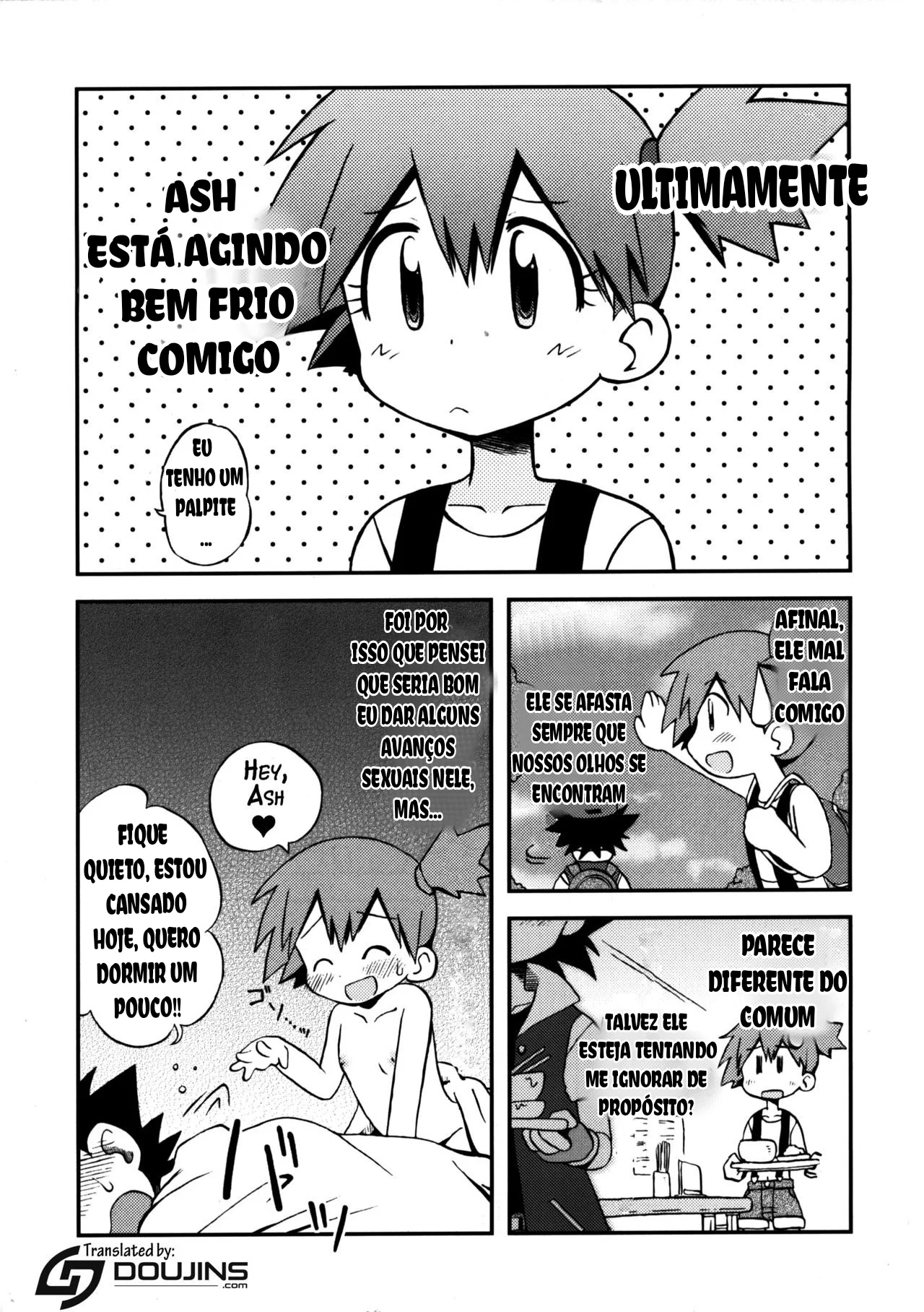 Misty, a Piranha Safada, Seduz Ash com sua Buceta Molhada – Em Hentai HQ Brasileiro