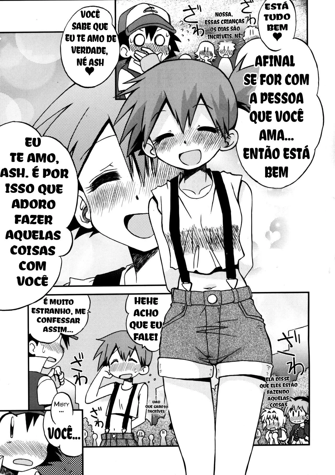 Misty, a Piranha Safada, Seduz Ash com sua Buceta Molhada – Em Hentai HQ Brasileiro