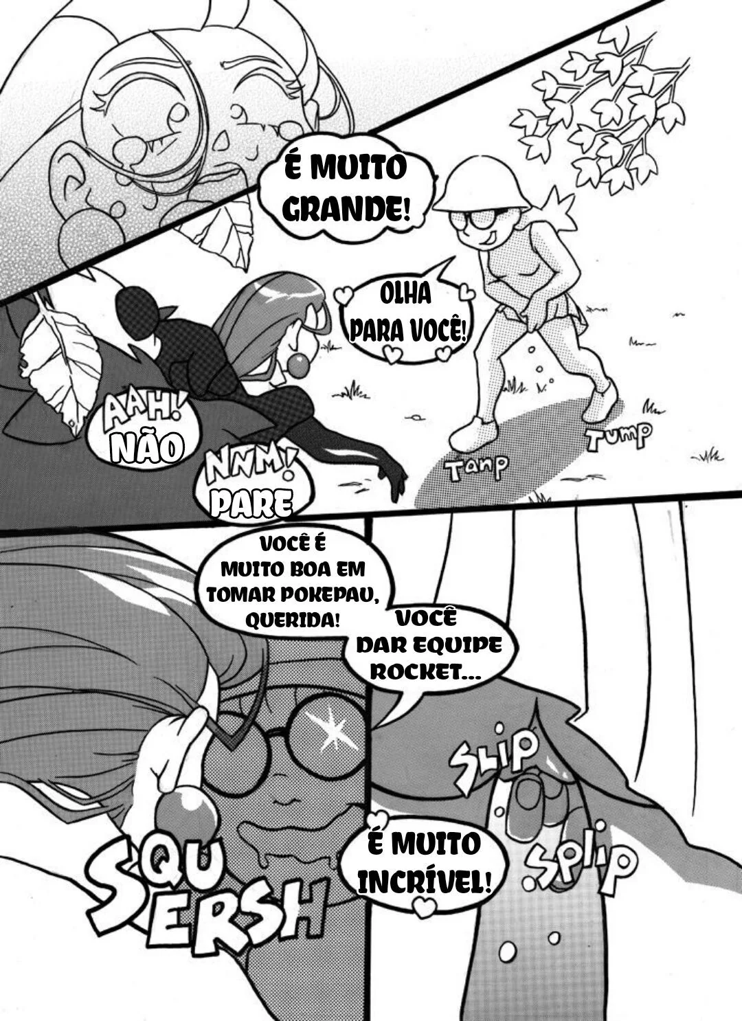 Jessie Pokérape – A Piranha da Equipe Rocket em Hentai Comics Brasileiro