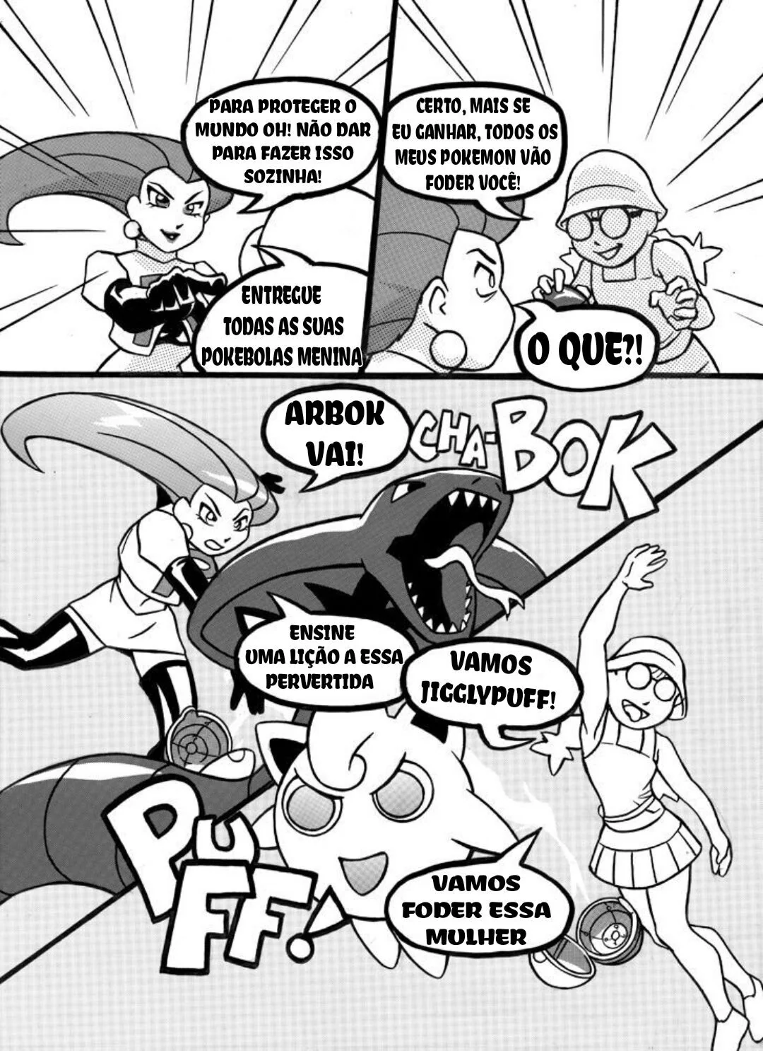 Jessie Pokérape – A Piranha da Equipe Rocket em Hentai Comics Brasileiro