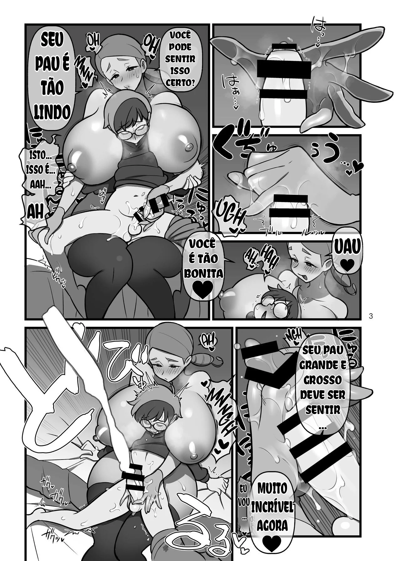 Piranha Peituda Katy Ensina Penny a Cozinhar e Acaba Levando Rola – Pokemon Porno em HQ Brasileiro