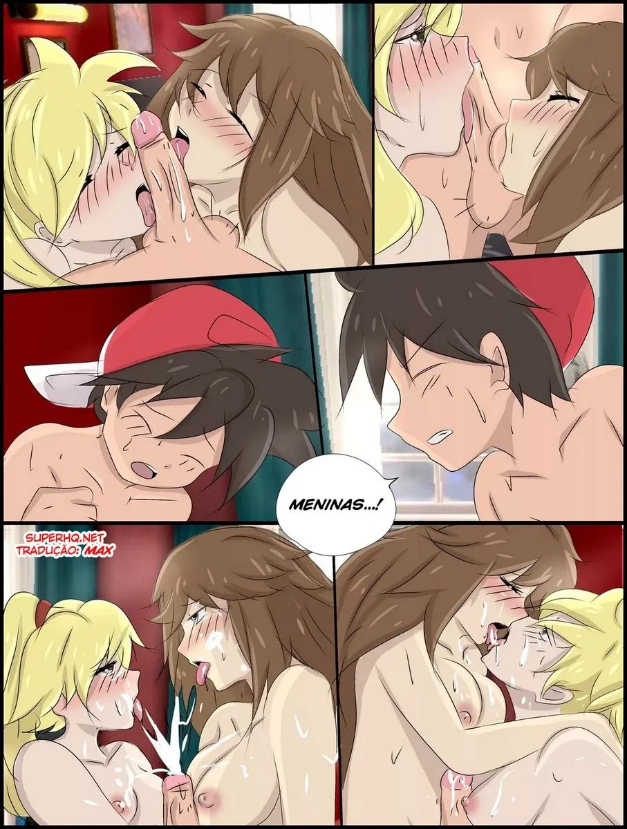 Pokémon: Red e as Piranhas Tesudas – A Foda Mais Quente em Hentai HQ Brasileiro