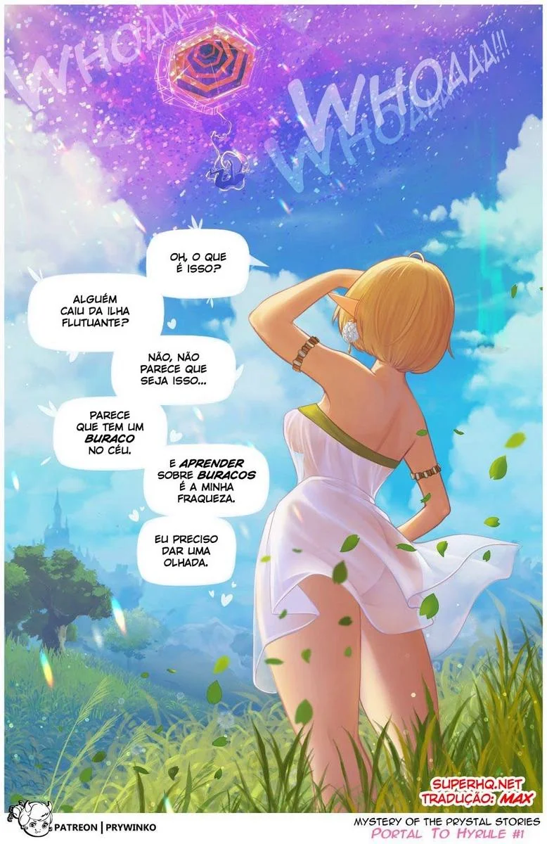 Gwen e Zelda: A Princesa Safada e a Piranha de Outro Universo em Hentai HQ Brasileiro