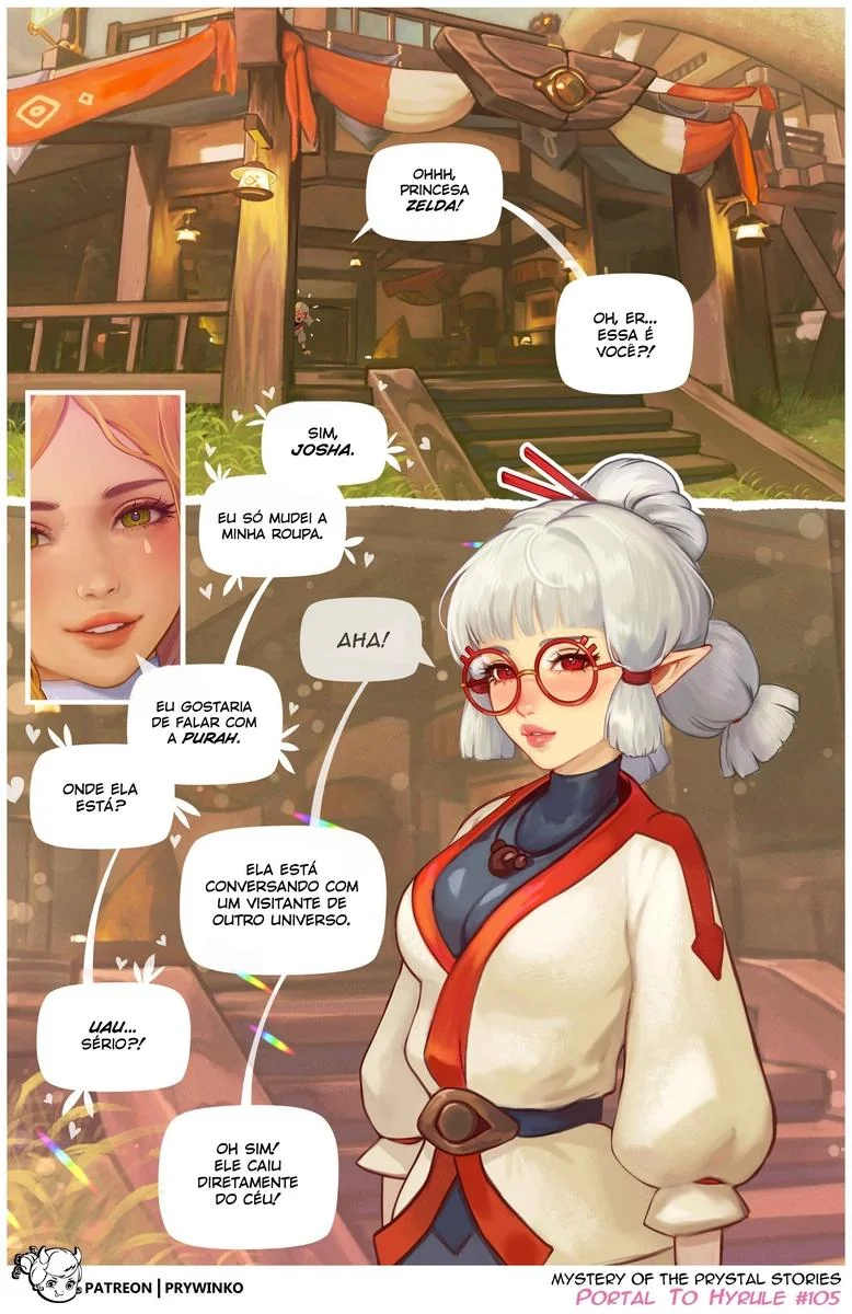 Gwen e Zelda: A Princesa Safada e a Piranha de Outro Universo em Hentai HQ Brasileiro