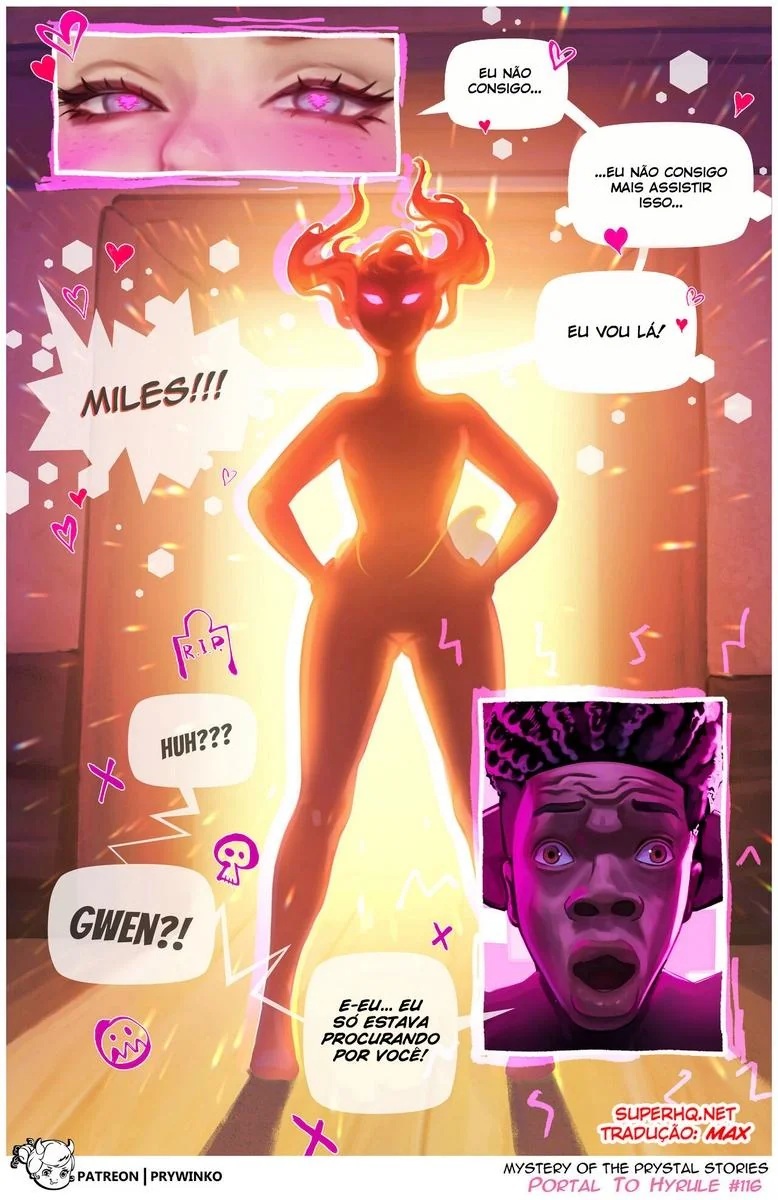 Gwen e Zelda: A Princesa Safada e a Piranha de Outro Universo em Hentai HQ Brasileiro