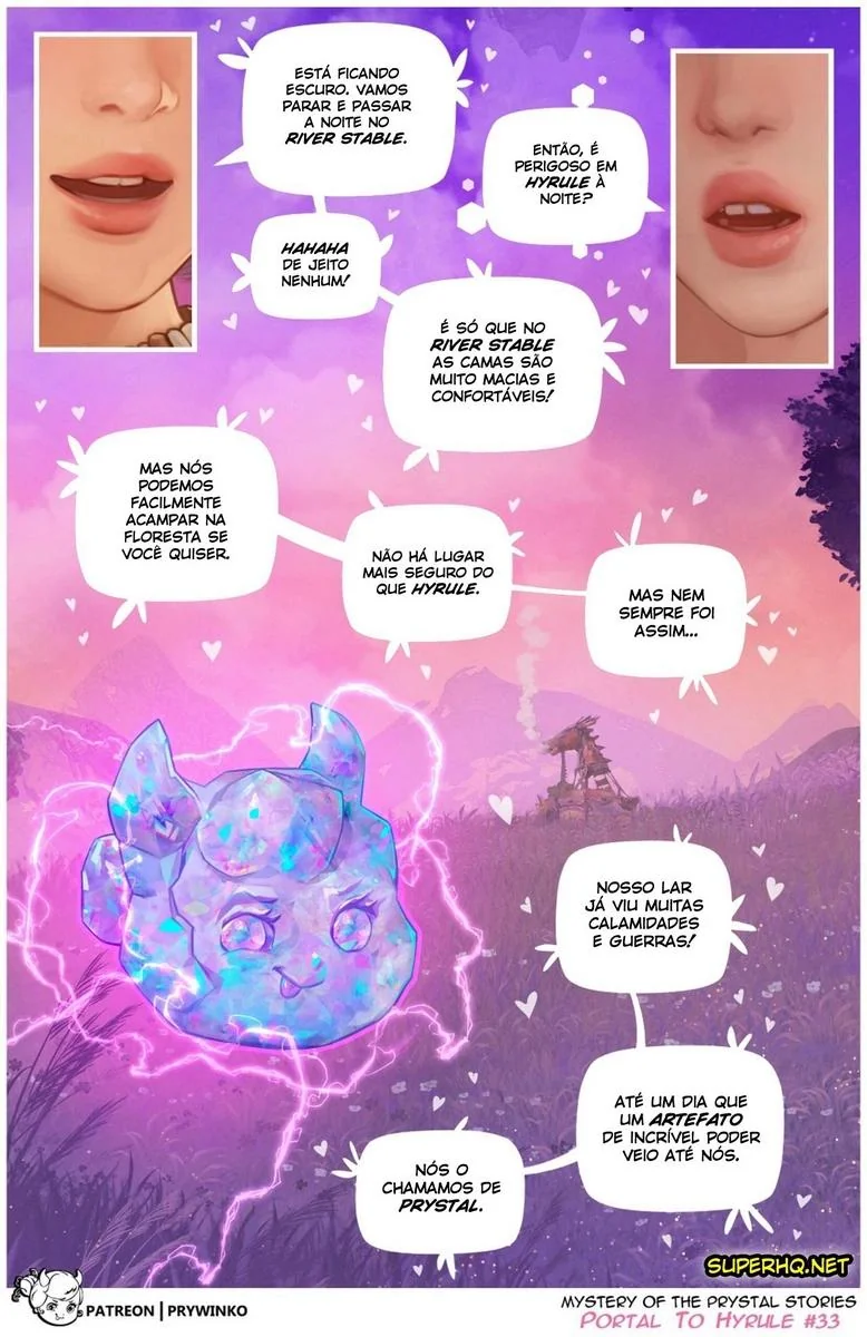 Gwen e Zelda: A Princesa Safada e a Piranha de Outro Universo em Hentai HQ Brasileiro