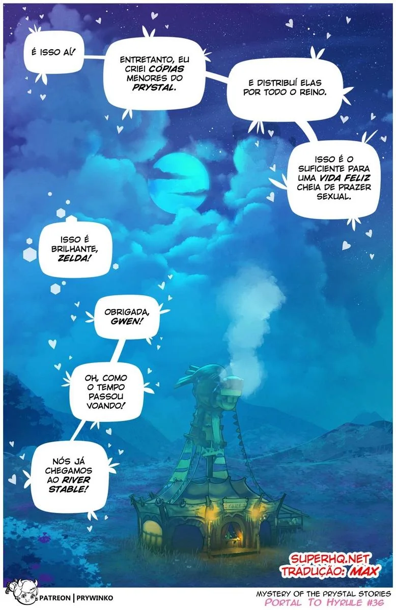 Gwen e Zelda: A Princesa Safada e a Piranha de Outro Universo em Hentai HQ Brasileiro