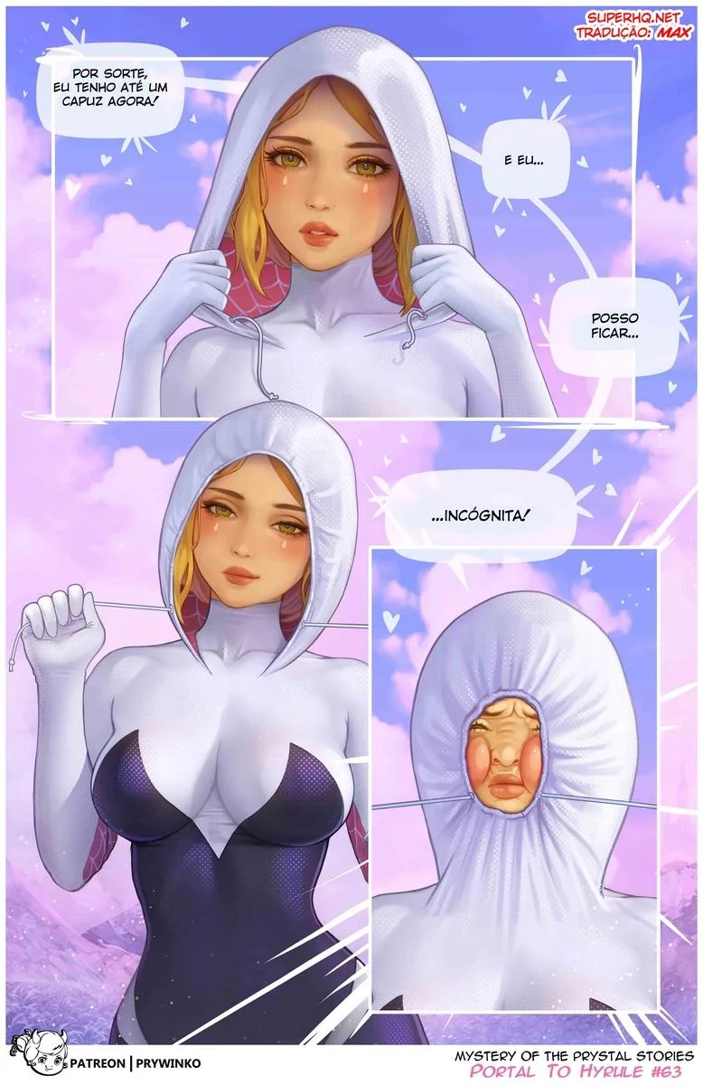 Gwen e Zelda: A Princesa Safada e a Piranha de Outro Universo em Hentai HQ Brasileiro
