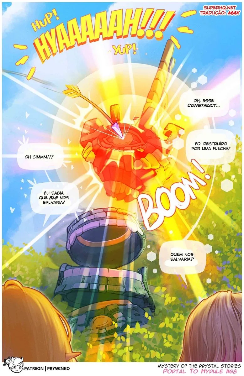 Gwen e Zelda: A Princesa Safada e a Piranha de Outro Universo em Hentai HQ Brasileiro