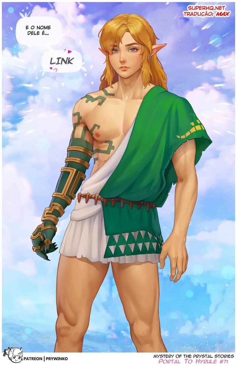 Gwen e Zelda: A Princesa Safada e a Piranha de Outro Universo em Hentai HQ Brasileiro