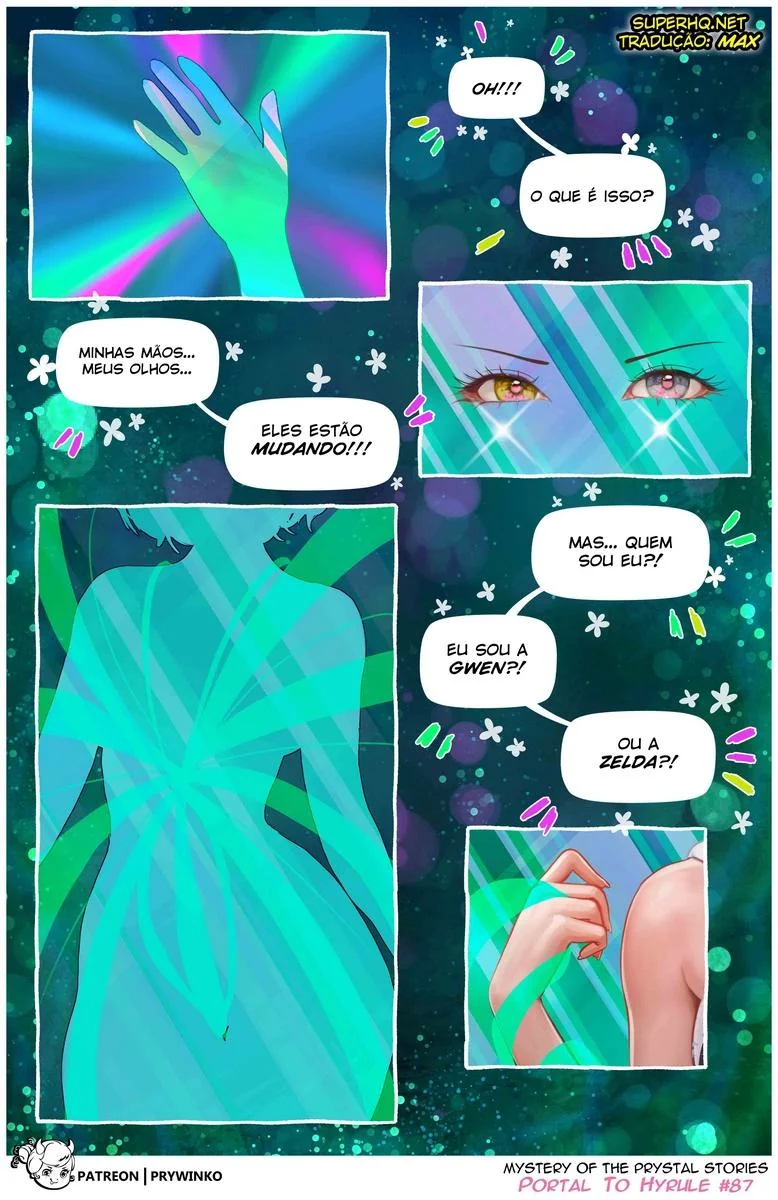 Gwen e Zelda: A Princesa Safada e a Piranha de Outro Universo em Hentai HQ Brasileiro
