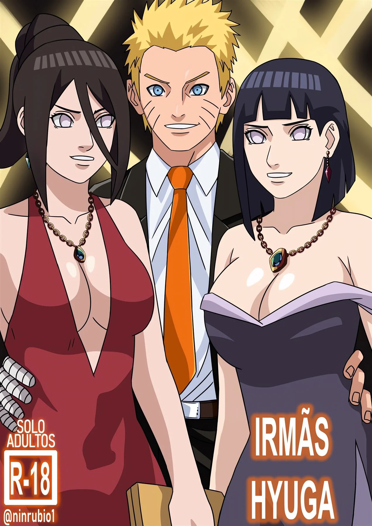 Bacanal de Aniversário: Naruto, Hanabi e Hinata em Hentai Incesto” em HQ Brasileiro