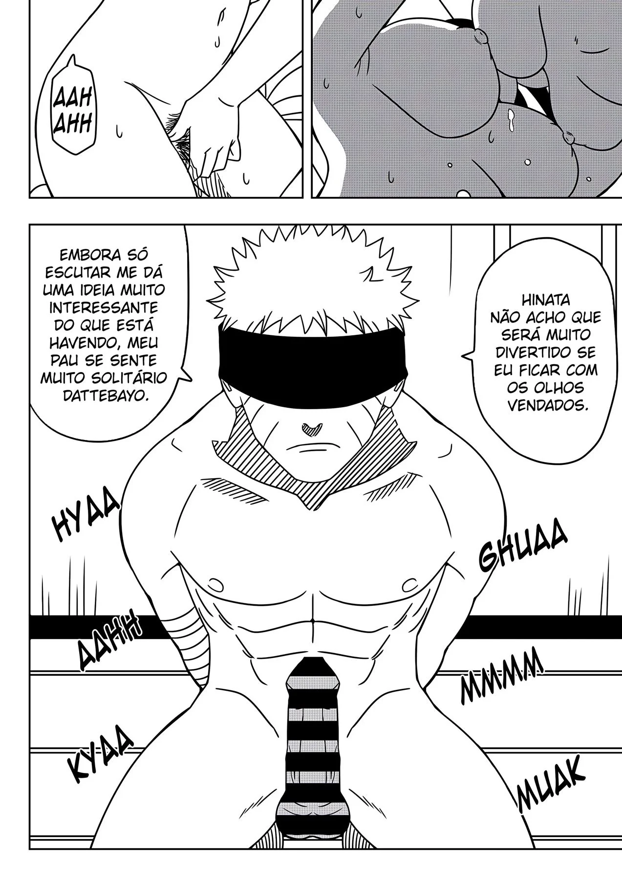 Bacanal de Aniversário: Naruto, Hanabi e Hinata em Hentai Incesto” em HQ Brasileiro