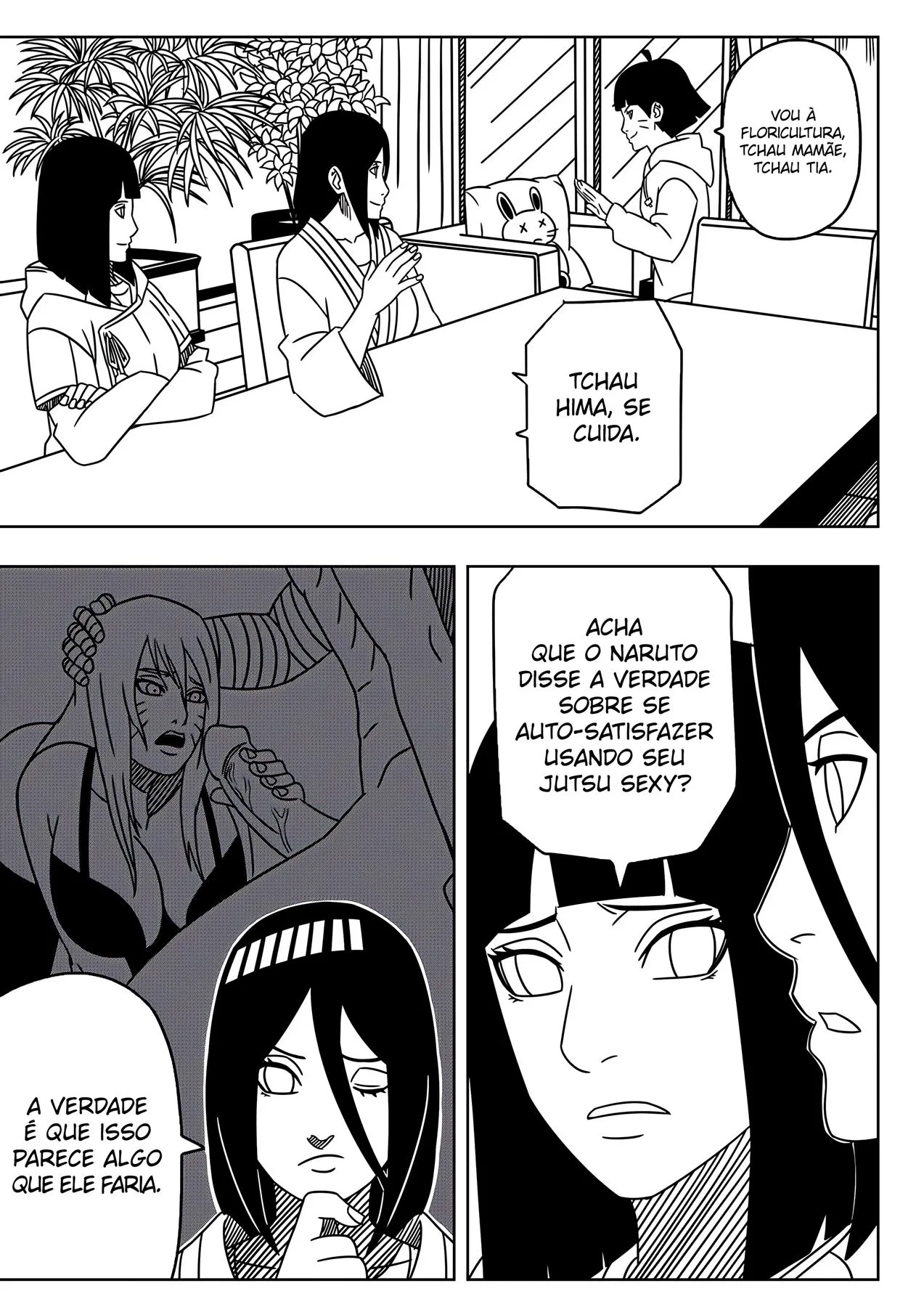 Bacanal de Aniversário: Naruto, Hanabi e Hinata em Hentai Incesto” em HQ Brasileiro
