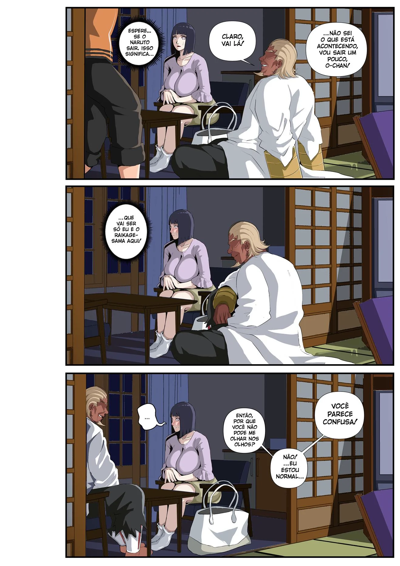 Hinata e Naruto Hentai na Putaria das Águas Termais – Raikage Fudendo Geral! Em Hentai HQ Brasileiro