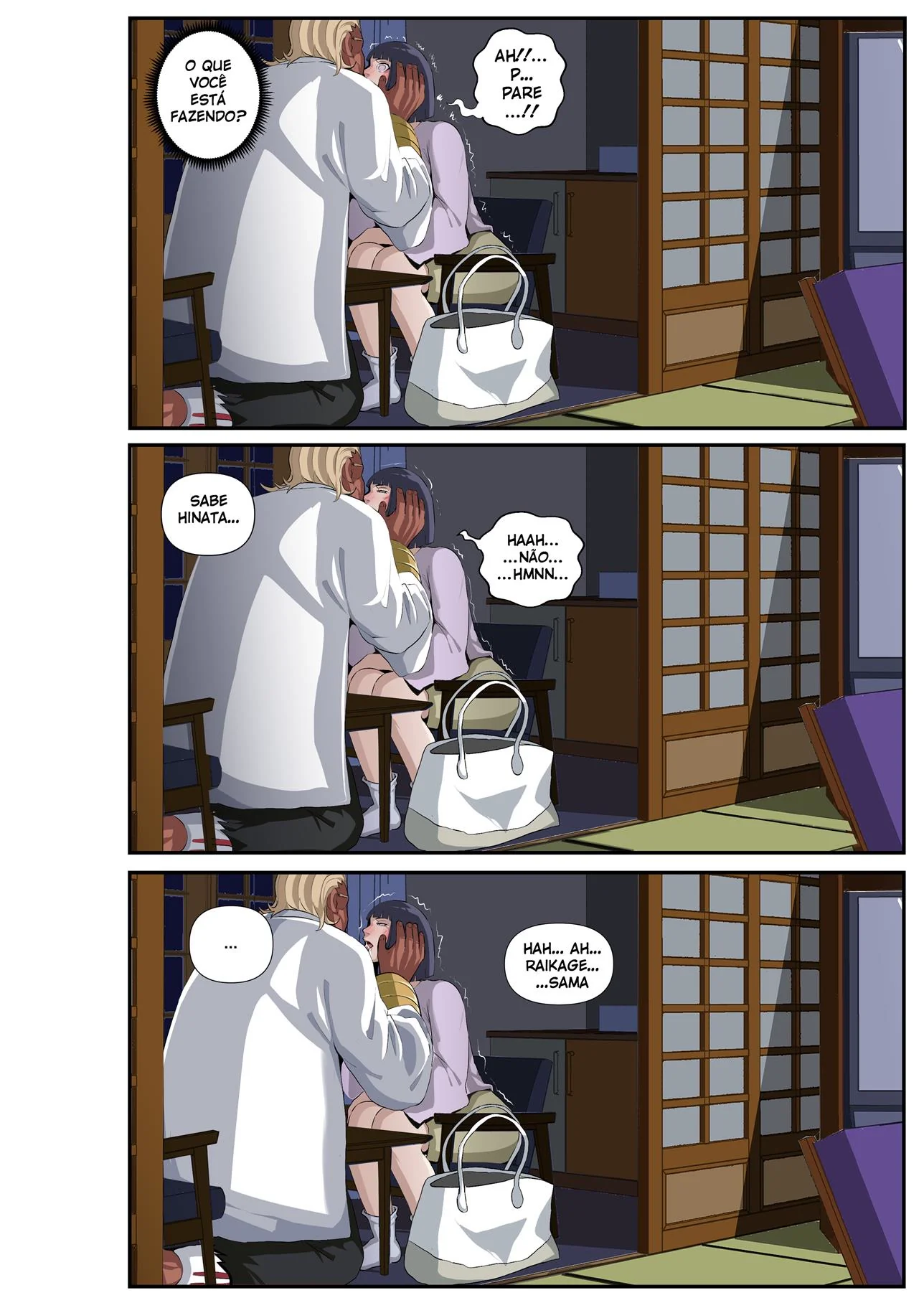 Hinata e Naruto Hentai na Putaria das Águas Termais – Raikage Fudendo Geral! Em Hentai HQ Brasileiro