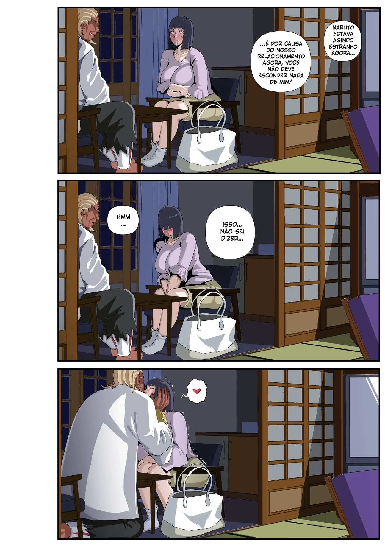 Hinata e Naruto Hentai na Putaria das Águas Termais – Raikage Fudendo Geral! Em Hentai HQ Brasileiro