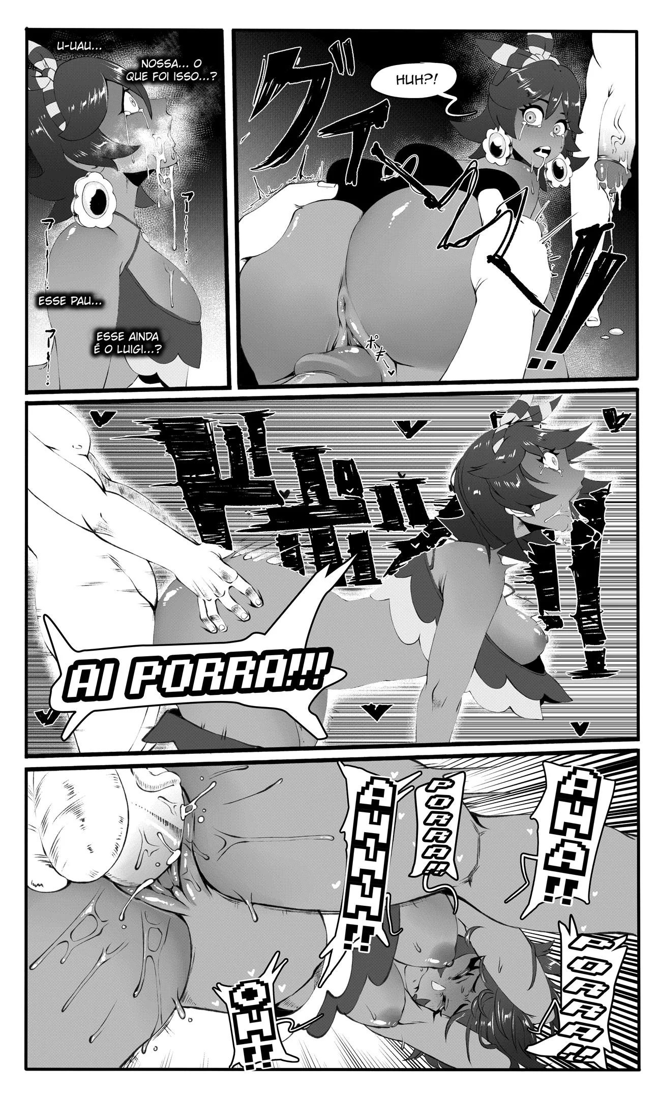 Daisy e Luigi: A Praia do Prazer em Hentai HQ Brasileiro