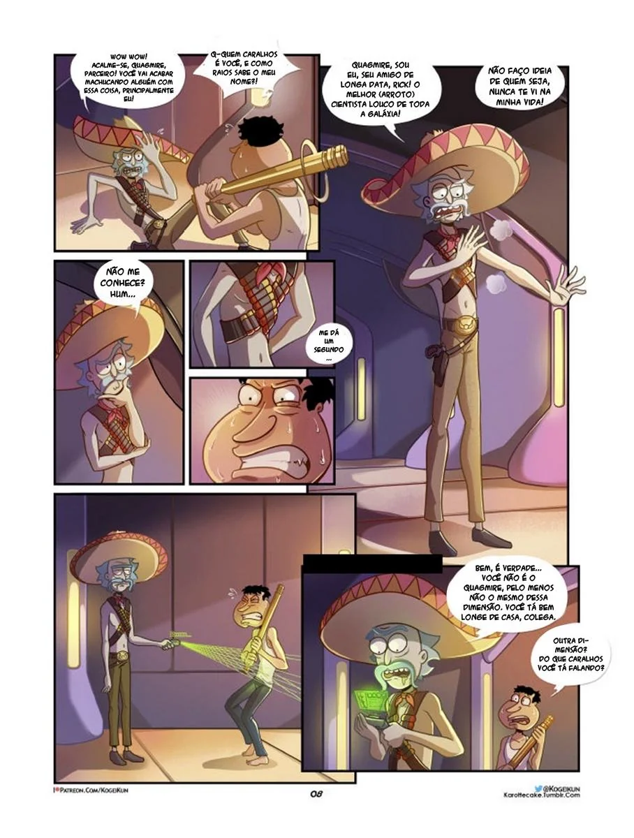 Quagmire na Casa do Peter – Uma Paródia Hentai HQ Cheia de Pica, Buceta e Putaria em HQ Brasileiro