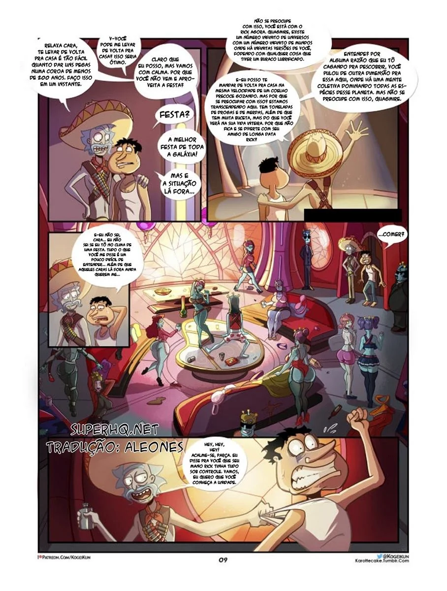 Quagmire na Casa do Peter – Uma Paródia Hentai HQ Cheia de Pica, Buceta e Putaria em HQ Brasileiro