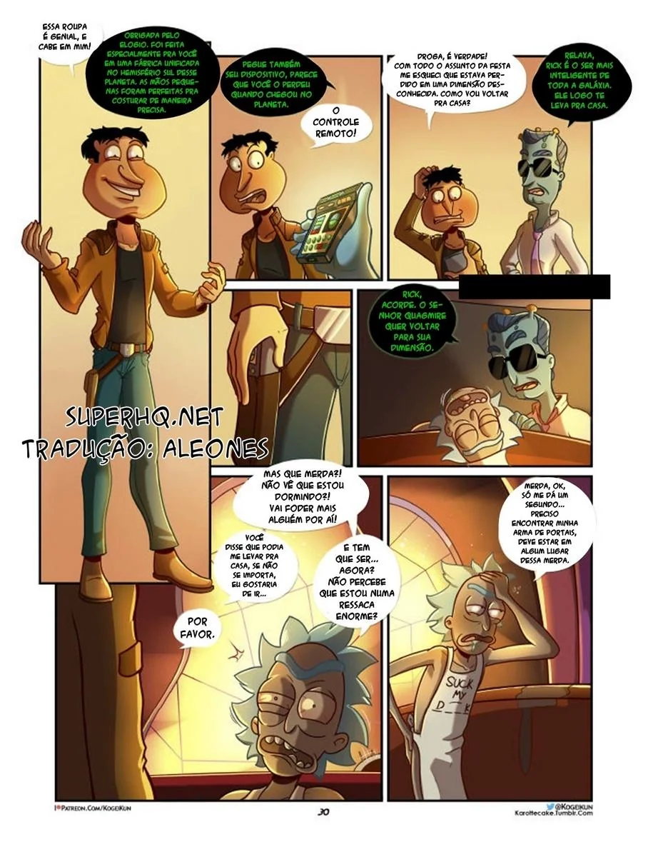 Quagmire na Casa do Peter – Uma Paródia Hentai HQ Cheia de Pica, Buceta e Putaria em HQ Brasileiro