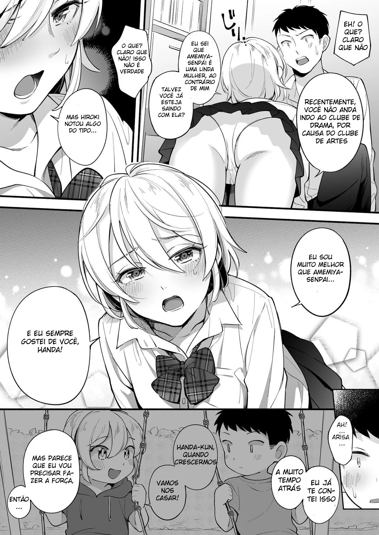 As Investidas da Piranha na Rola do Handa-kun em Hentai HQ Brasileiro