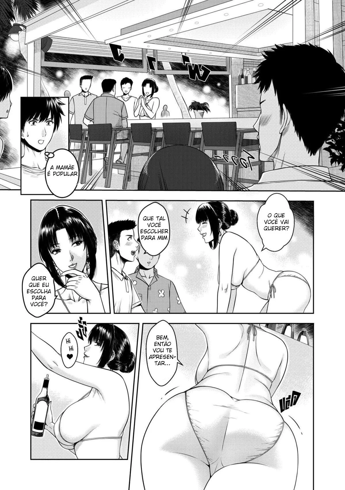 Elas são Mães no Hentai HQ Brasileiro: Minha Piranha Mãe na Universidade